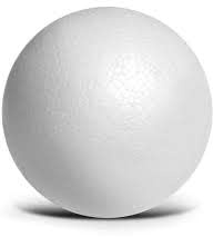 SFERA SFERE PALLINA PALLINE in POLISTIROLO 12 CM DIAMETRO 20 PEZZI