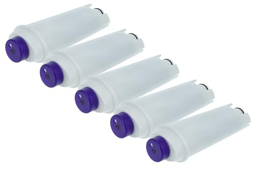vhbw 5x Filtro de agua compatible con DeLonghi S ECAM 21.110.BSB máquina de café automática, cafetera exprés - blanco