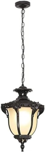 SANBDDLYY Luminaire suspendu rustique victorien, lustres étanches à 1 lumière for belvédère, jardin paysager, couloir, pavillon à cadre de raisin, luminaire à suspension réglable