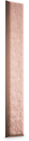 Muralo - Cuscino da parete in velluto, per camera da letto, soggiorno, letto, lettino, testiera lombare, moderno di lusso, imbottito Magic Velvet (rosa, 100 cm x 20 cm)