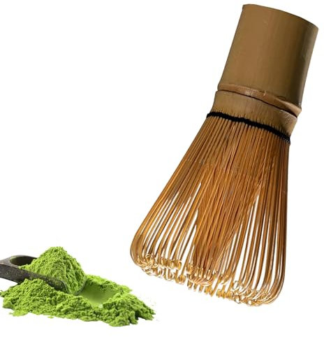 JOYVOX Bamboo Whisk Matcha Whisk, Traditional Set for Matcha Tea Preparation, Handcrafted Bamboo Chasen, Authentic Japanese Tea Ceremony Tool