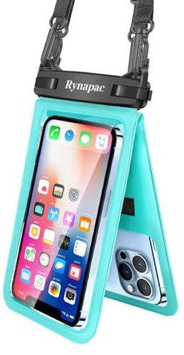 Étui étanche pour téléphone portable - Étui universel pour écran tactile - Sac étanche avec cordon de cou - Poche sèche sous-marine - Écran tactile de téléphone portable pour smartphones