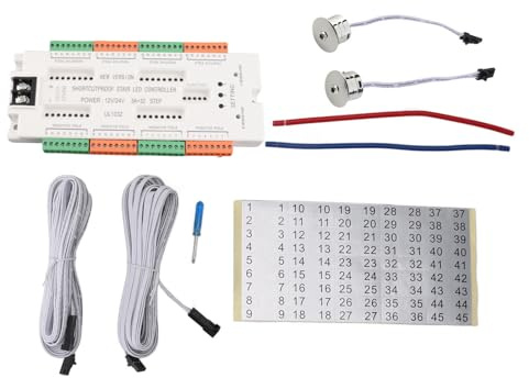 Bewegungssensor LED Treppenlicht Controller, Kaskaden LED Treppenbeleuchtungsset, LED Stufen Lauflicht Controller, Treppenhaus Menschensensor Stufenlicht intelligenter Controller