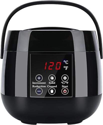 Wax Melter Electric Candle Melting Pot with LED Display - Temperature Adjustable Hot Plate for Bulk Production Candle Business