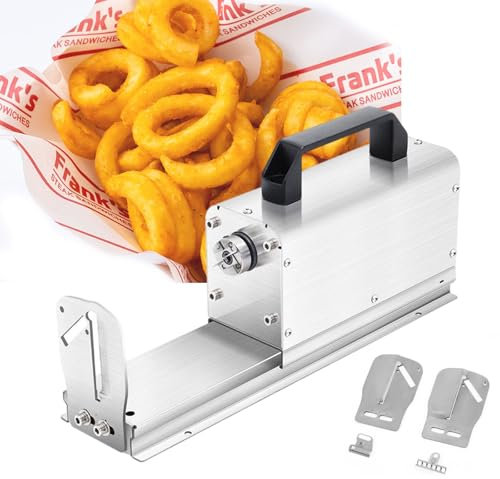 Affettatrice Elettrica A Spirale Per Patate, Macchina Per Patatine Fritte Tornado In Acciaio Inossidabile Con 3 Tipi Di Lame, Spessore 2 Mm E 2,5 Mm, Per Cetrioli,220V