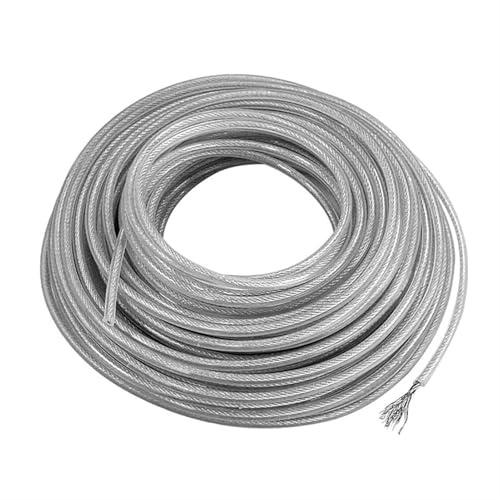 Hilo de corte de 2 mm/3 mm x 5 m/10 m/15 m/45 m, alambre de acero para desbrozadora, hilo de acero para desbrozadora, hilo para desbrozadora para desbrozadora para accesorios (2 mm x 15 m)
