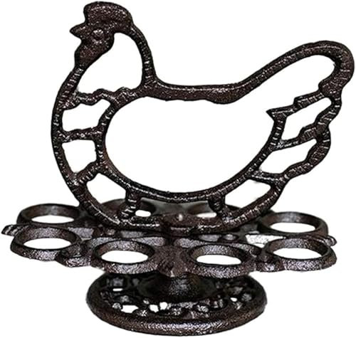 Canasta De Almacenamiento De Huevos,Cesta De Huevos De Pollo con Forma De Gallinas Bandeja De Exhibición De Decoración De Encimera De Cocina Decoración De Pascua,Decoración De Escritorio A