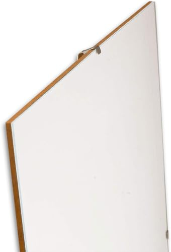FrameHub Lot de 2 cadres photo à clipser à suspendre au mur - Verre solide - Sans cadre - Cadre transparent pour affiches, certificats, photographies, bandes dessinées - Léger - 17,8 x 12,7 cm