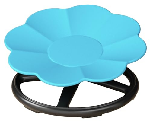 Kensbro Sensorisk stol, svängbar 360°, svängbar för autism, sensorisk svängstol med halkfria fötter, svängbar stol för barn, balansträning