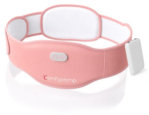 Comfytemp Große Wärmegürtel Periode Rücken mit 5000mAh Akku Kabellos USB | 16x150cm Heizgürtel für Bauch Wärmekissen Menstruations Bauchwärmer Rückenwärmer Heizkissen Geschenke für Mütter Frauen Mama