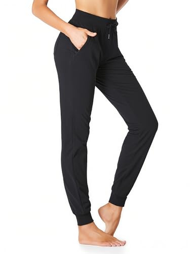 SEVEGO Pantalon de Jogging Femme Survêtement Sport en Coton Cordon de Serrage avec Poches Elastique
