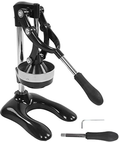 Exprimidor de limón, exprimidor profesional de cítricos resistente prensa manual naranja exprimidor (negro) (color: negro)