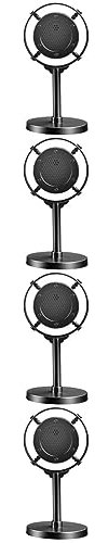 Abaodam 4pcs Retro Style Vintage Microphone Prop for Music Decor Mic Microphone Toys As Party Props for Film and Home Display
