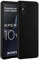 32nd Silicone Liquido Custodia Antiurto Slim Cover per Sony Xperia 10 VI (2024) con 2 Protezioni per Schermo in Vetro temperato, Sottile e Resistente - Nero
