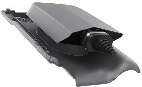 KRONO-PLAST SOLAR-Dachdurchgang für die Solar-Kabel, Wasserdichter Solardurchgang CREATON TITANIA (graphit)