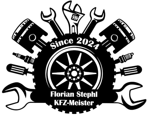 WoodFriends Geschenk für KFZ Meister Werkstattmitarbeiter Wanddeko Autowerkstatt Mechaniker Geburtstag Jubiläum Automechaniker