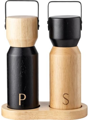 Ymxygz Juego De Molinillo De Sal Y Pimienta, Molinillo De Condimentos Manual De Madera, Molinillo De Sal Y Pimienta Profesional para Cocina Casera.