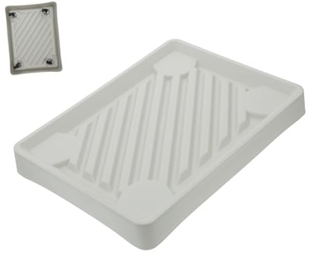 JOINPAYA Vassoi Rettangolari per Piante con Ruote Resistente per Fioriere Sottovaso per Ed Esterno Design Traspirante e Stabile