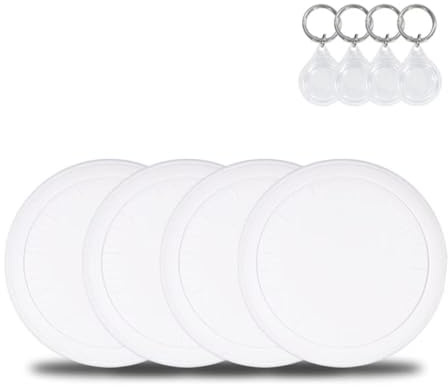 MJY Android Tracker Tag (Certified Google Not for iOS and Huawei), Android Smart Bluetooth Air Tracking tag Compatible with Google Find My for Key, Luggage, Backpack, IP67 Waterproof-4PACK White