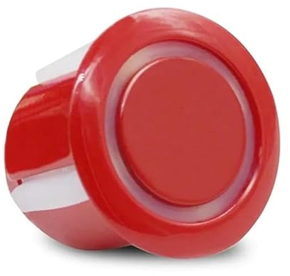 Aide Au Stationnement Kit Capteurs Stationnement Radar Recul Arrière pour Voiture 8 Avertisseurs Sonores Indicateur Alerte Sonore(Rouge)