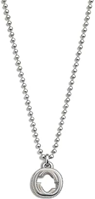Fashion 18K Gold Plated Pendant Stainless Steel Necklace Charm, Adjustable Mini Ball Chain Necklace, Gold or Silver Tone, Best Gifts for Women Girls
