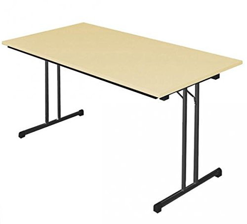 KLAPPTISCH Besprechungstisch Kantinentisch Verkaufstisch Schreibtisch 140x70 Buche Dekor 350501