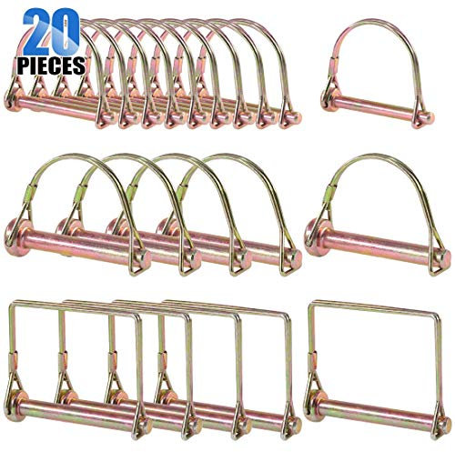 Glarks Kit di 20 perni resistenti per rimorchi agricoli, carri, prati e giardini