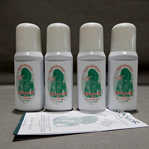 Sindólor Gel DEX HOME Para Masaje Corporal en Roll-on 60 ml, Efecto Inmediato. Pack 4 Unidades