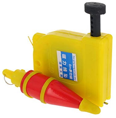 Utoolmart Apeak Bobine de plomb avec fil de corde 5 m Marteau Magnétique Niveau linéaire Appareil de mesure de maçonnerie 1 pièce