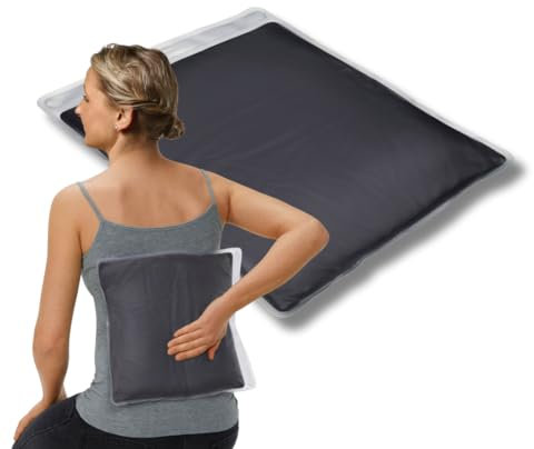 MedoVital Wärmekissen mit Naturmoor | Moorkissen für Mikrowelle | 35 x 29 cm | Wie ein Heizkissen für Rücken, Schulter, Beine & Nacken | Moor-Rückenkissen | Qualitätsprodukt aus Deutschland