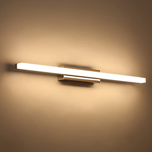 Klighten Lampada da Specchio Bagno 14W 60cm, IP44 Applique LED Moderno, Luce Parete, 910 Lumen, 110-240V, Bianco Caldo 3000K