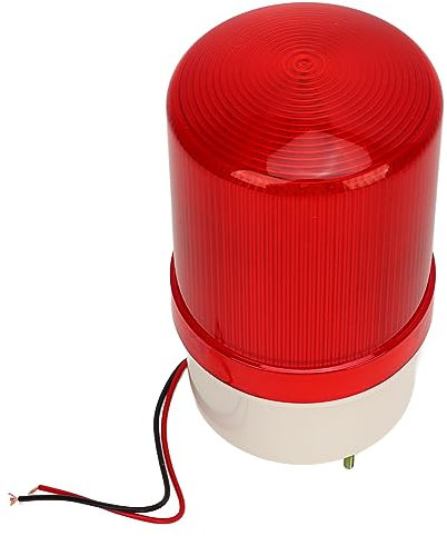 120 dB Rotierendes LED-Stroboskop, LKW-Stroboskoplichter mit roter rotierender Lampe LTE-1101J Alarmmodell für industrielle Warnungen, Maschinenüberwachung (12 V)