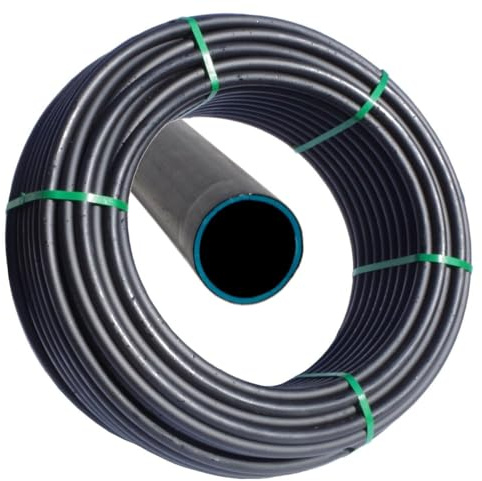 Kolor Neu 3-Lagig PE Rohr PN4, PN6, 4 Bar, 6 Bar Verlegerohr Wasserleitung 16mm 20mm 25mm 32mm Versorgungsleitung Bewässerung PE-Rohrleitung Druckrohr (DN 20 mm (4,0 bar PN4), 25 meter)