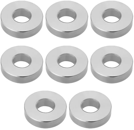 OTOTEC 8 pezzi Manicotto distanziatore in acciaio inossidabile 304 M8, senza filettatura, guarnizione a boccola IDxOD 8,2x20 mm, altezza 5 mm per dispositivi metallici di attrezzature meccaniche e di