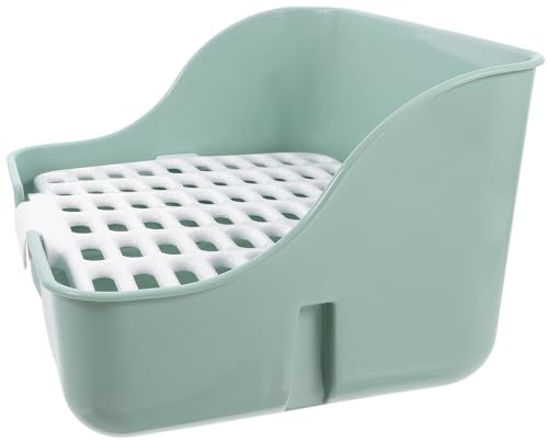 Große Kaninchentoilette Ecktoilette für Zwergkaninchen und Chinchillas