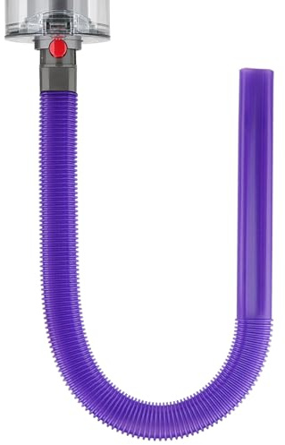 Fullclean Dryer Vent Lint Vacuum Attachments Hose for Dyson Gen5 V15 V15s V12 V11 V10 V9 V8 V7 Detect Absolute Cyclone Outsize Slim Nozzle Crevice Flexible Lint Removal Tool Dryer Vent Cleaner Kit