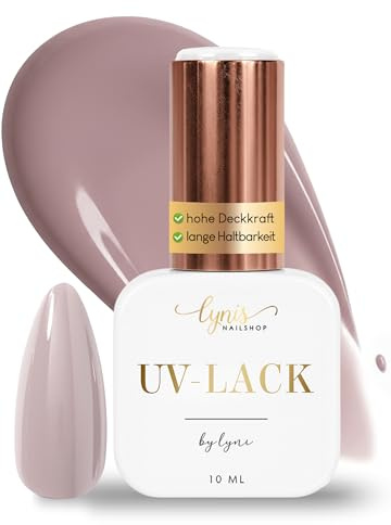 UV Nagellack Rosa 7ml Iced Coffee als Profi Farbe für Nägel als Gel Lack/Gel Polish für Nageldesign · HEMA frei & selbstglättend · UV & LED · Soak Off Überlack Einzeln · Lynis-Nailshop.de
