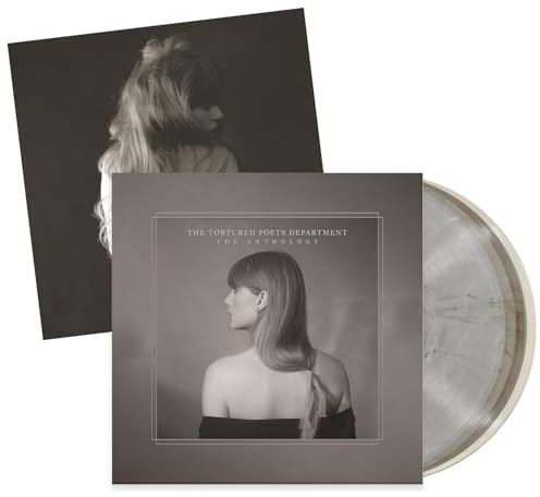 Taylor Swift, Neues Album 2024, The Tortured Poets Department The Anthology, Vier-Fach Marmorierte, Transparente Vinyl, 4 LP + Poster + inklusive vier neuen Akustik-Bonus-Liedern [Vinyl LP]