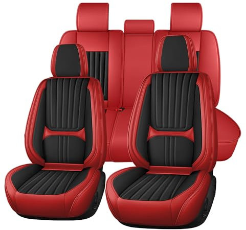 Roguzm Autositzbezüge Universal passend für Opel Astra J Astra K Astra H Astra G Astra-H Sri Astra J Sports Tourer Vollschutz Nappa Sitzbezüge
