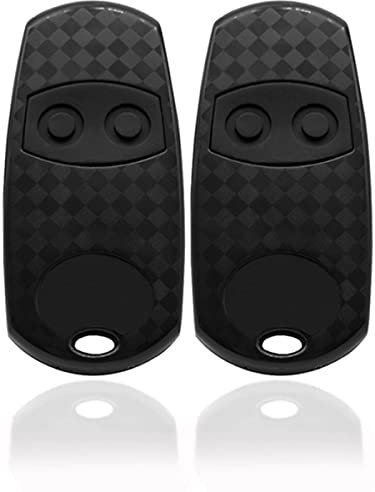 4 Telecommandes Portatives 433EV, Compatibles Avec télécommande de Porte et de Garage Top432EV/432/432EE/432A /432M/432S T432/CAME 432.433.92MHz (2 Pack)