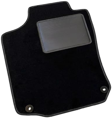 DHCarMats | Autoteppich nur Fahrerseite für Opel Corsa C ab 2000 bis 2006 | Fahrermatte aus Teppichstoff nach Maß | Autozubehör - Fußmatten Automatten 1PZ