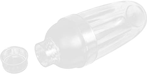 MUCKLILY Vaso Mezclador Esmerilado Para Té Leche Coctelera Transparente Para Bebidas Frías Para Cócteles y Cafeterías Hecho De Plástico Resistente Para Licores y Infusiones
