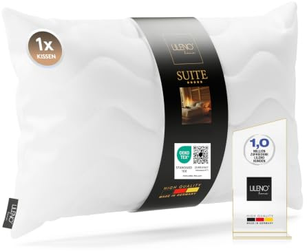 LILENO HOME 1er Set Kissenfüllung 40 x 60 cm - 95°C waschbares Innenkissen | geeignet für Allergiker - Polyester Kisseninlet als Sofa Kissen, Couchkissen, Cocktailkissen und Kopfkissen