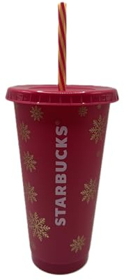 STARBUCKS Winter 2025 Festive Christmas Plum - Taza fría reutilizable de 24 onzas