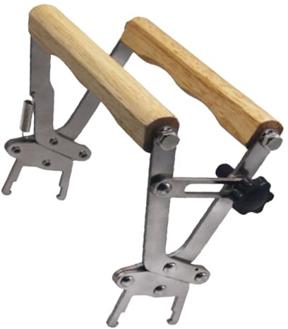 Zeizafa Ergonomische Imkerei Rahmenzange Mit Holzgriff Und Korrosionsbeständigen Klemmen Für Den Professionellen Einsatz in Bienenhäusern. Korrosionsbeständige Imkerei Klemmen