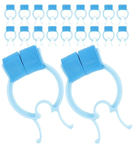 Healeved Clip Nasali per Allenamento 30 Pezzi in Plastica Morbida Imbottitura in Schiuma Fermo Nasale per Test Funzionalità Polmonare e Nuoto Accessorio Portatile per Emergenze ed