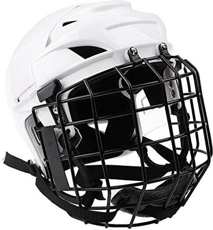 RoaQinFo Casco de Hockey sobre Hielo Pro Ajustable para Adultos Unisex