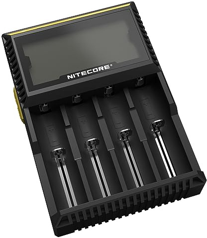 Nitecore 9004666 (Sysmax Industrial) Digi Charger D4 Universal Smart Charger, Black