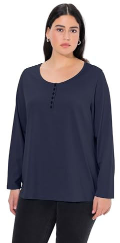 Shirt mit Knopfleiste, Langarm