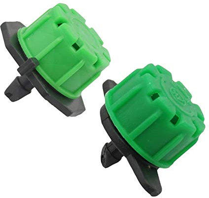 Gartenschlauch Schnellverbindung Einstellbare Grüne Dripper Düse 8-Loch- Garten Sprinkler Bewässerungssystem Landwirtschaftliche Bewässerung Montage 20 PC (Color : Green)